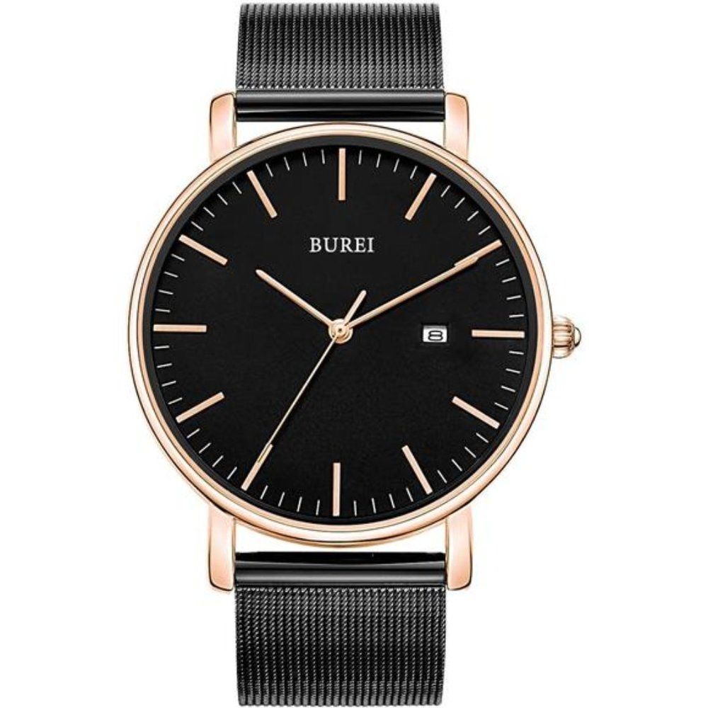 Men's Fashion Minimalist Wrist Watch Waterproof Watches Simple Ultra Thin Watch